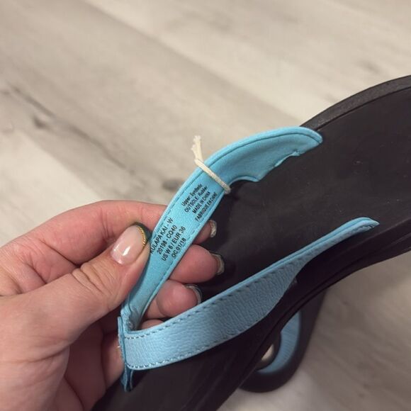 NWT- OluKai- KULAPA KAI- Shave ice edition-Cotton Candy/Black- Size US women’s 6 - Picture 8 of 10